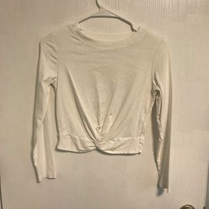 Long sleeve crop top